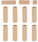 NICENEEDED 10-Teiliges Lippenbalsam-Tuben-Set Aus Pappe, Nachfüllbare Lippenstifthülse Aus Papier, Runder, Leerer Lipgloss-Behälter Aus Pappe