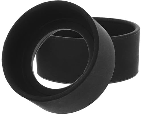 NUOBESTY 2 Stück Gummi Okularabdeckung für Mikroskop Augenmuschel aus Gummi Passend für 34-37mm Schützt Linse und Wasser