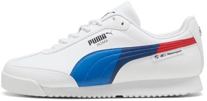PUMA Herren BMW MMS Roma Via Sneaker, Weiß-warmes Weiß, 44.5 EU