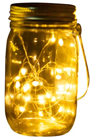 WOONEKY Solar-glas-lampenkette Dekorative Lichterkette Für Die Inneneinrichtung