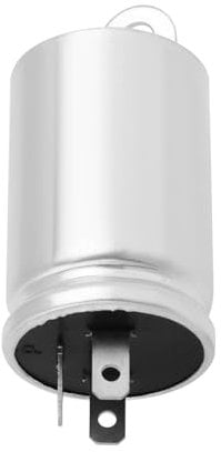 ECSiNG 1x Auto-Blinker 12V 21W 3-polig Aluminiumlegierung Relaiseinheit Blinker für Traktoren Motorroller Nutzfahrzeuge Motorräder Quads (3X21W)