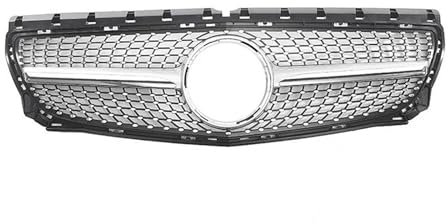 Griglia Anteriore Maglia Griglia Del Paraurti Anteriore Per Benz Classe B W246 B180 B200 B250 B220 2012 2013 2014 Cappuccio Tuning Racing Grill Rete Del Paraurti(D'argento)