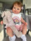 Zero Pam 50 CM Bebe Reborn Femmine Tutta In Silicone Maddie,Bambole Reborn Silicone Morbido Corpo Intero Con Un Dolce Sorriso, Bambole Femmine Realistiche Che Sembrano Vere