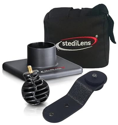 StediLens Camera/Telephoto Lens Gimbal-Like Stabiliser Combo Kit Inc. Gimbal-like Base Support, Beanbag Support & Camera Bracket