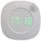 LIWEARE Moderne Design LED Wanduhr Nachtlicht mit Bewegungssensor RIP, 360 Grad Badezimmer Wanduhr USB wiederaufladbar