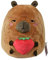 PIDAK Peluche Capibara Capybara 30 cm / 11,80 pulgadas - Capiberry - Con fresa - Made in Italy