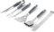 Set d'Accessoires Barbecue 10 Pièces Inoxydable - Premium Ustensiles de Cuisson Extérieur avec Pince, Spatule, Fourchette & Brosse Nettoyage - Complet pour Jardin, Camping, Balcon, BBQ et Extérieur