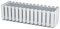 Window Box Flower Pot Planter 2 Sizes 4 Colours Rustic Slat Farm House Design Rectangle Garden Patio Decoration Pot (White, Large - 58cm)