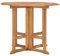 Gecheer Gartentisch Klappbar Esstisch Klapptisch Holztisch Tisch Gartenmöbel Balkontisch Teaktisch 90x90x75 cm Massivholz Teak