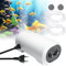 Pompe à air d'aquarium 8 W - Réglable - Avec 2 sorties d'air - Pompe à oxygène silencieuse et réglable - Double trou - Pour aquarium - 50-500 l