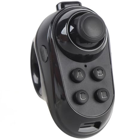 Dpofirs VR Remote Controller, para Gafas VR, Teléfonos Móviles, Tabletas, PC, Selfie de Control BT, Volteo de Página, Control del Mouse