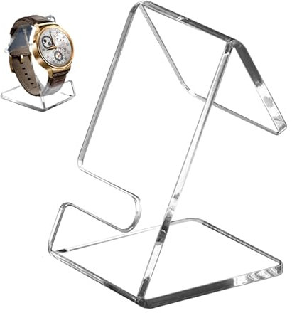 Huitrcrio Uhrenständer Transparenter Acryl Uhrenhalter Armbandständerhalter Klarer Uhrenregal Für Herren Und Damen Sportuhren Quarzuhren Mechanische Uhren