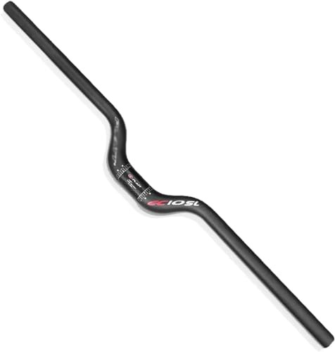 Carbon MTB-Lenker, Mountainbike 31.8, Gerader Riser 580/600/620/640/660/680/700/720/740mm, Matt Glänzender Riser(740mm)