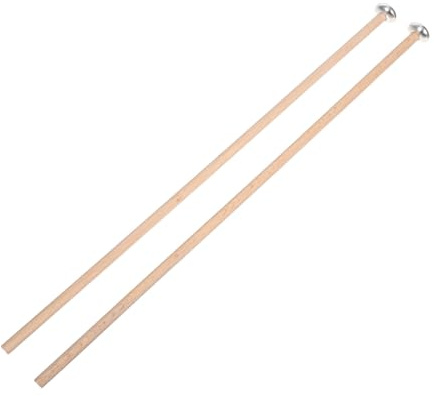 Milisten Professionelle Metallkopf Glockenspiel Schlägel mit Holzgriff Langlebige Percussion Mallets für Xylophon Klangstäbe und Schlaginstrumente Vielseitig Einsetzbar für Musiker und