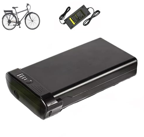 HJGHY 36V 7,8Ah Lithium-Ionen-Akku für Gepäckträger von E-Bikes (36 Volt) – Ersatzakku für 0-400W Mountainbike-Motoren