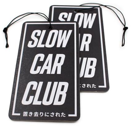 2er Set Tuning Lufterfrischer Duftbaum fürs Auto Air Freshener Design Duft Anhänger (2x Slow Car Club)
