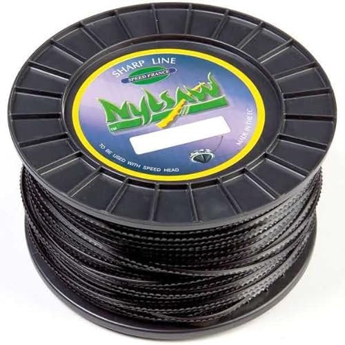 Matijardin - Fil débroussailleuse nylon Nylsaw 4 mm x 74 m cranté bobine