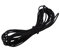 Cordon Extensible Élastique en Caoutchouc Noir Diamètre de 4mm Tendeur de Bâche 10 Mètres pour Hamacs Tentes