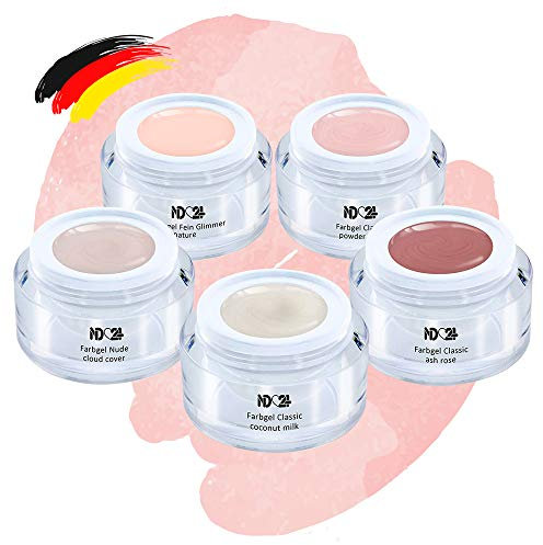 Golden Sands Collection Set - Color Gel - Gelnägel Farbgel - Made in Germany (5 x 5ml)