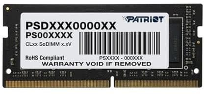 Patriot Memory Serie Signature SODIMM Memoria Singola DDR4 2666 MHz PC4-21300 32GB (1x16GB) C19 - PSD432G26662S