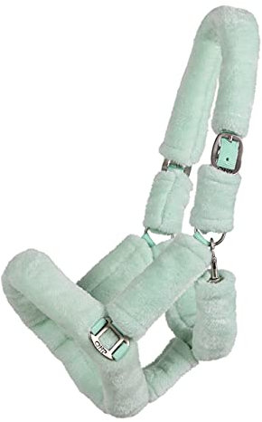 ARBO-INOX® Halfter mit Kunstfell Kuschelhalfter (Cob, Mint)