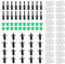 Be In Your Mind 20 Sets Seitenschweller-Clips-Set, Verkleidung, kompatibel mit BMW 3er E32 / E36 / E46 / E90 / E91 51711932996/51118174185 / 5111014103/551008 / 8 / 8