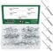 Keadic 135Pcs 5 Sizes Aluminum Large Flange Blind Rivets Assortment Set Includes3/16 x 3/8'', 1/2'', 5/8'', 3/4'', 1'', Flange Diameter 5/8 (16 mm) Pop Round Dome Open Head Blinds Pop Rivets