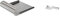 IBILI Pala Recoge Verduras INOX 24x15 CMS, Metal, Silver, 24 x 15 x 24 cm & 722400 - Recogemigas Inox