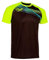 Joma Herren Elite X Tshirt, Schwarz/Neongelb, XXL