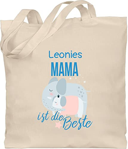 Baumwolltasche - Geschenk Mama ist die Beste - Beste Mutti der Welt Geschenkideen Muttertag - Unisize - Naturweiß - stofftasche personalisierte tasche mom geschenke für mütter von name taschen