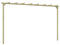 LAPOOH Gartenpergola, Balkon Pavillon, Beschattung Terasse, Gartenpergola, Garten Verzierung, Imprägniertes Kiefernholz 360×200×60 cm