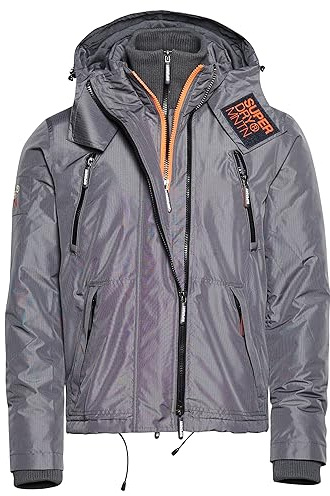 Superdry Herren Mountain SD Windcheater Anthrazit XL