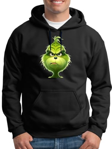 TShirt-People Grumpy Grinch Hoody Unisex XL Schwarz
