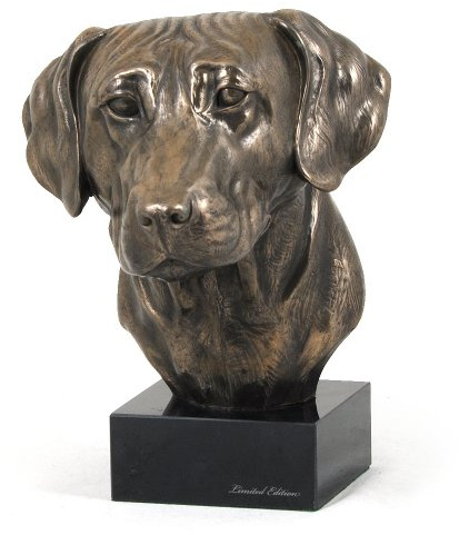 Art-Dog Dog Marmor Statue - Unique Edition ArtDog Collection - Handmade Cold Cast Bronze Sculpture for Dog Lovers Indoor- Dog Figurine - Statue Rhodesian Ridgeback