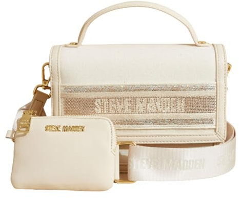 Steve Madden BHama Umhängetasche, Cream, Einheitsgröße