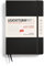 LEUCHTTURM1917 370724 Akademischer Wochenplaner Medium (A5) 2025, 18 Monate, Schwarz, Englisch