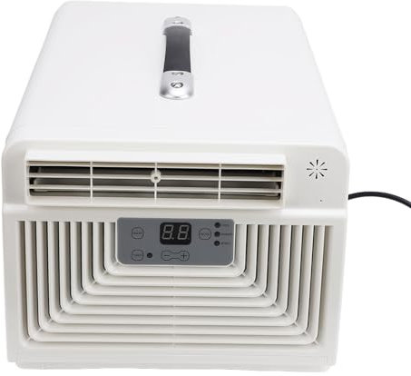 Aire Acondicionado Portátil, 300W 2300 BTU Enfriamiento Rápido Aleación de Aluminio Mini Aire Acondicionado Enfriador de Espacio Personal Ventilador para Casa Cocina de (Enchufe