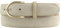 BELTINGER Damen-Gürtel aus Veloursleder 3,0 cm | Velour-Ledergürtel für Damen 30mm | Wildleder-Gürtel mit runder, goldener Gürtelschließe | Beige 110cm