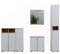 Vicco Badmöbel-Set Didi, Badezimmerschrank-Set, Weiß/Artisan, 5 Teile