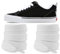 NDTEZUGT Ø15mm Fat Laces Breite Schnürsenkel für Vans Knu Skool Schuhe, Dicke Flach Schnürsenkel Chunky Shoe Laces (White,54/140cm)