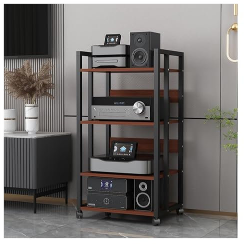 mobile stereo hi fi rack hifi Mobiletto Porta Stereo Domestico A 4/5/6 Ripiani, Mobiletto Portaoggetti Angolare Indipendente For Supporti Multimediali Ripiano For Giradischi/altoparlanti/amplificatori