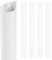 sourcing map 6pcs Cord Cover Floor 13inx1.4inx0.4in Pvc Floor Wire Hider Cable Protector Hide Extension Cords for Prevent Cable Trips Cables Management, White (78in Total Length)
