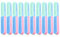 10 Stück Nagelfeilen Naturnägel, Polierfeile Fingernägel, Multidimensional Nail Buffer, Multifunktional Buffer für Nägel