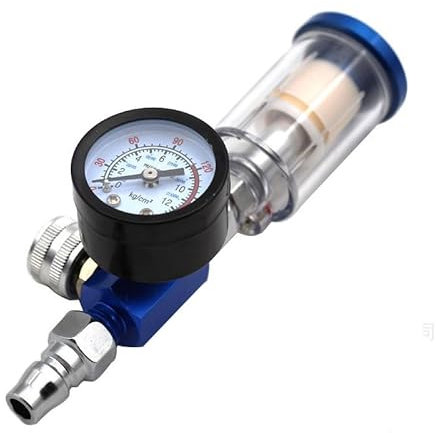 Pistolet à peinture - Régulateur de pression d'air - Pistolet pulvérisateur pneumatique - Appareil de mesure d'huile - Piège à eau - Filtre séparateur - Outil de séparation - Régulateur d'air pour