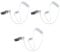 3 PCS Replacement Acoustic Tube for 2-Way Radio Audio Headsets,Clear Coil Audio Tube with Soft Earbuds for Ear Piece for Radio,Secret Earpiece Costume Prop,Replacement Air Acoustic Tube.