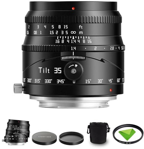 TTArtisan 35mm F1.4 Tilt X-Mount APS-C per Fuji, obiettivo a fuoco manuale per Fujifilm Fuji X-Mount fotocamere X-A7 X-H2 X-H2S X-T30 X-T301 X-T4 X-T5 X-T50 X-T100 X-T200 X-Pro2 X-Pro3 X-E4 X-S10