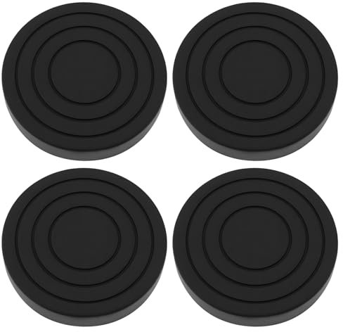 Micro Traders 4pcs Washing Machine Rubber Feet Anti-Vibration Feet 6cm Compatible with LG Washing Machine Dryer