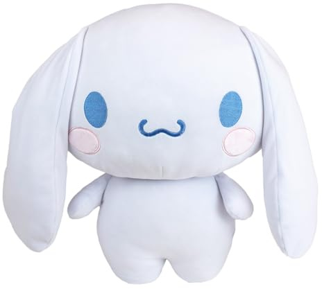 JEMINI | Cinnamoroll Plüschtier 40 cm | Flauschiges Kissen | Baby-Schmusetuch | Offizielles Sanrio-Lizenzprodukt | weiches Plüschtier waschbar | Spielzeug ab der Geburt | Geschenkidee für Kinder |