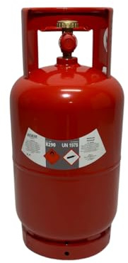 Tecno Cold | Gas Refrigerante R290 Propano in Bombola da 5Kg – Refrigerante Naturale per Climatizzatori e Frigoriferi – Alta Purezza – Bombola per Ricarica Impianti HVAC