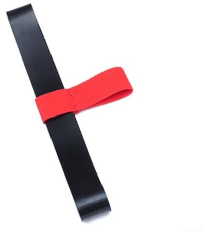 Sécurisez votre équipement de plongée avec cette bande de retenue fiable en caoutchouc pour bouteilles de 6 L et 12 L (6 L rouge)